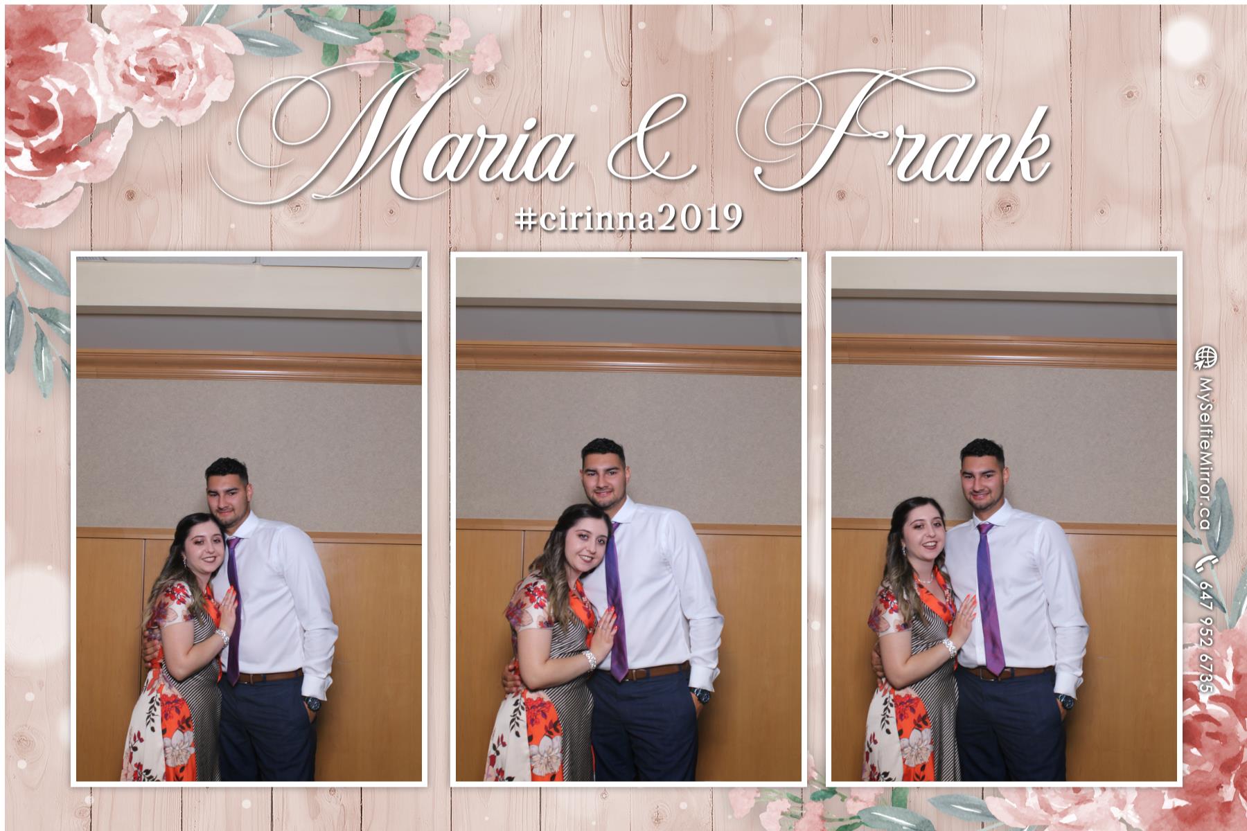 Wedding of Frank and Maria  | View more photos from the event at gallery.myselfiemirror.ca/u/romanmyselfiemirrorca/Wedding-of-Frank-and-Maria